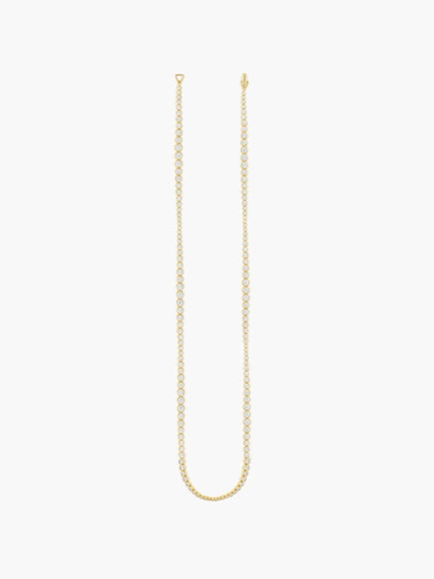 Ragbag 18k Gold Tennis Necklace - No. 15031