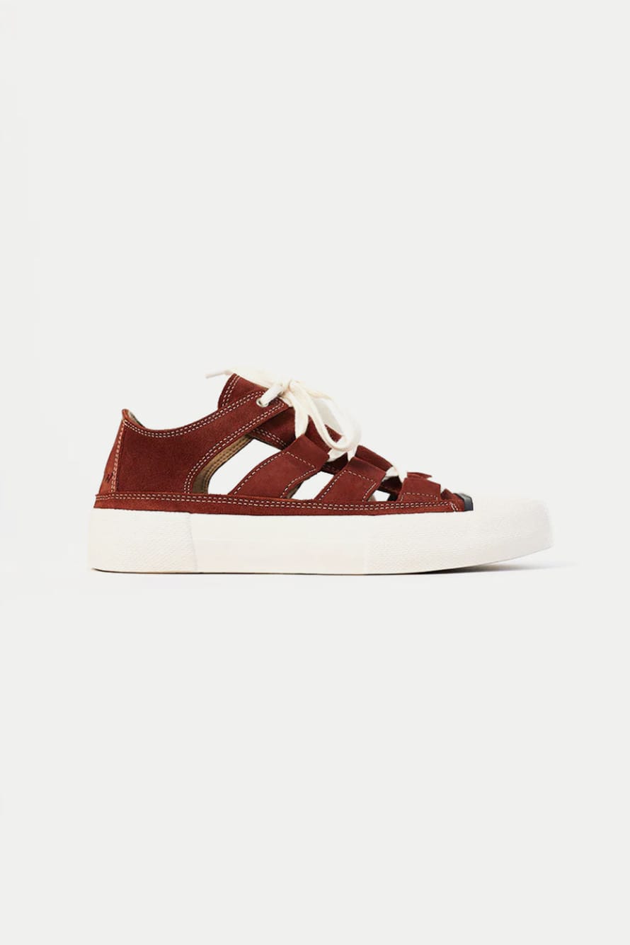 WOLLOW Clay Red Open Trainer Mens