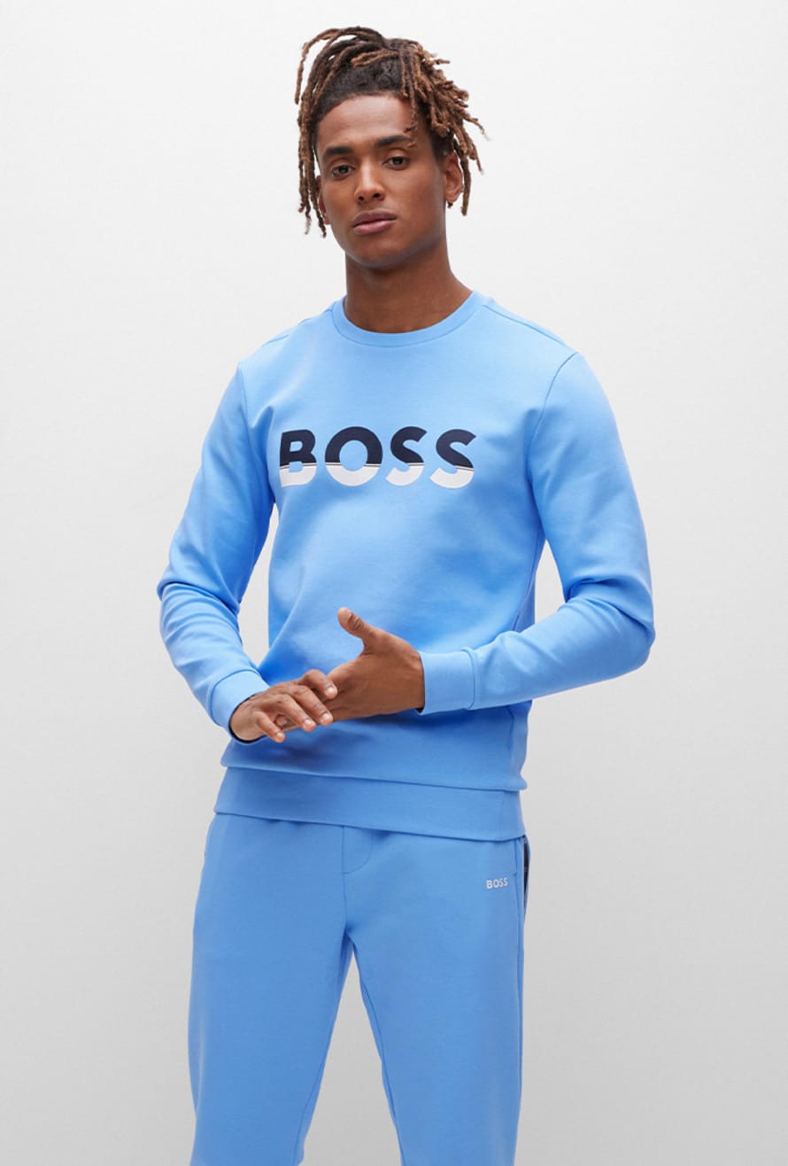 Hugo Boss Hugo Boss Men's Cotton Blend Sweatshirt With Colour