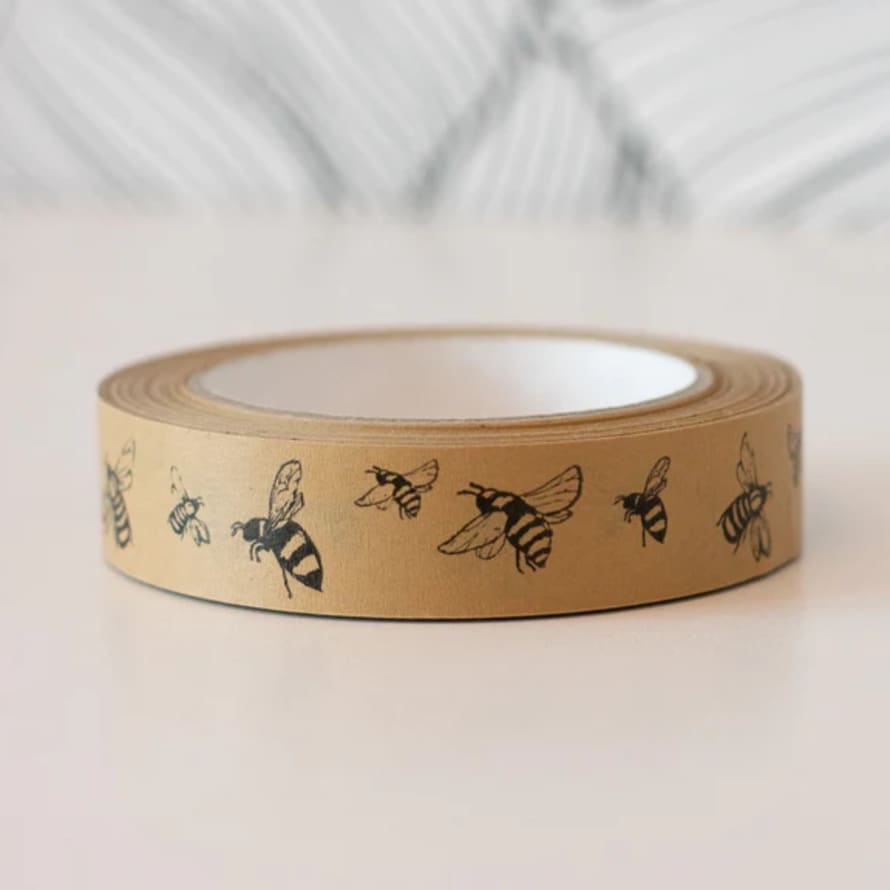 Helen Round Packing Tape with Bee Design - Narrow
