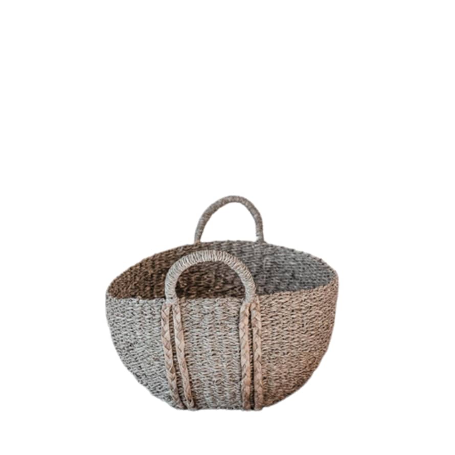 Also Home Oval Seagrass Basket - Large