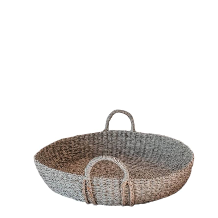 Also Home Round Seagrass Tray - Large