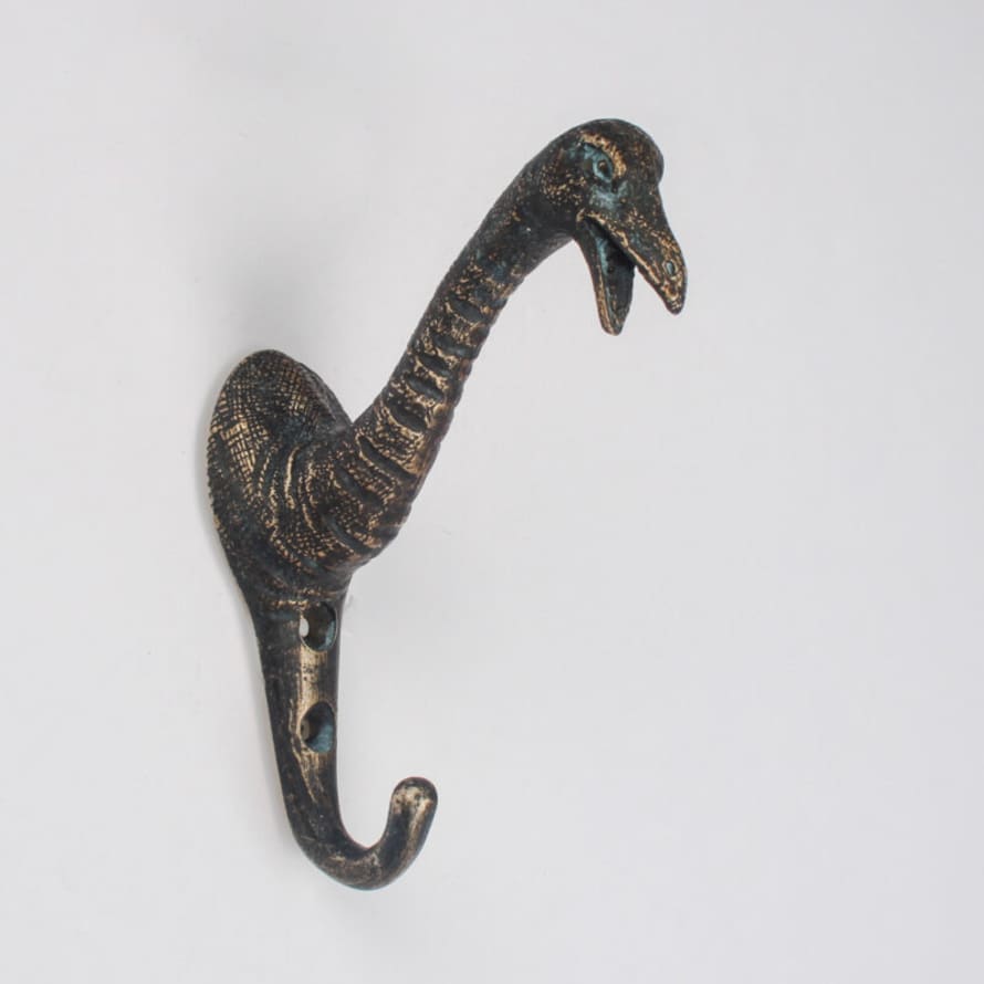 &Quirky Diplodocus Pewter Wall Hook