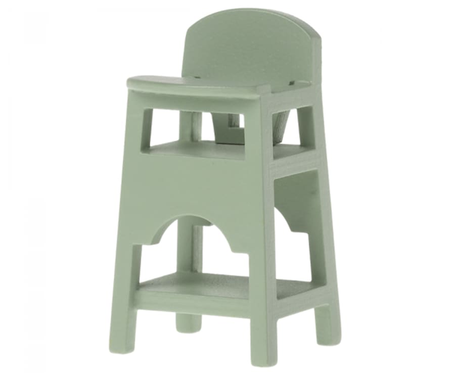 Maileg High Chair, Mouse- Mint