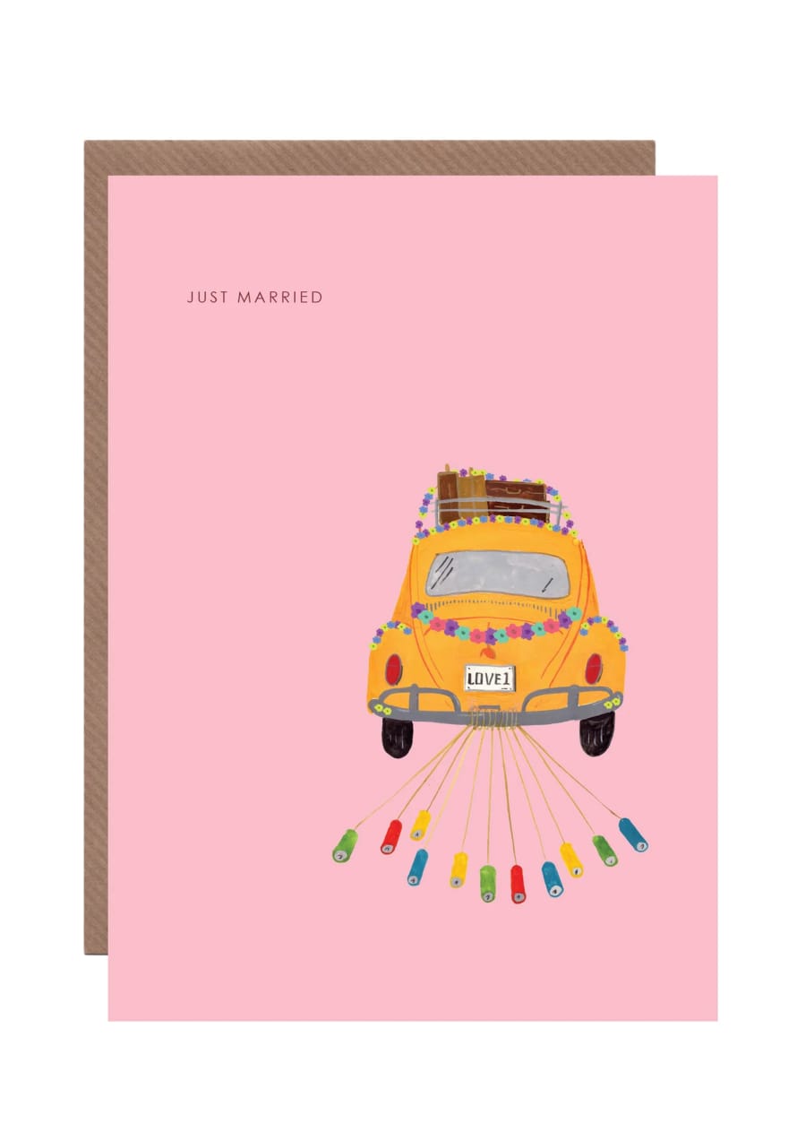 Hutch Cassidy Just Married Greeting Card