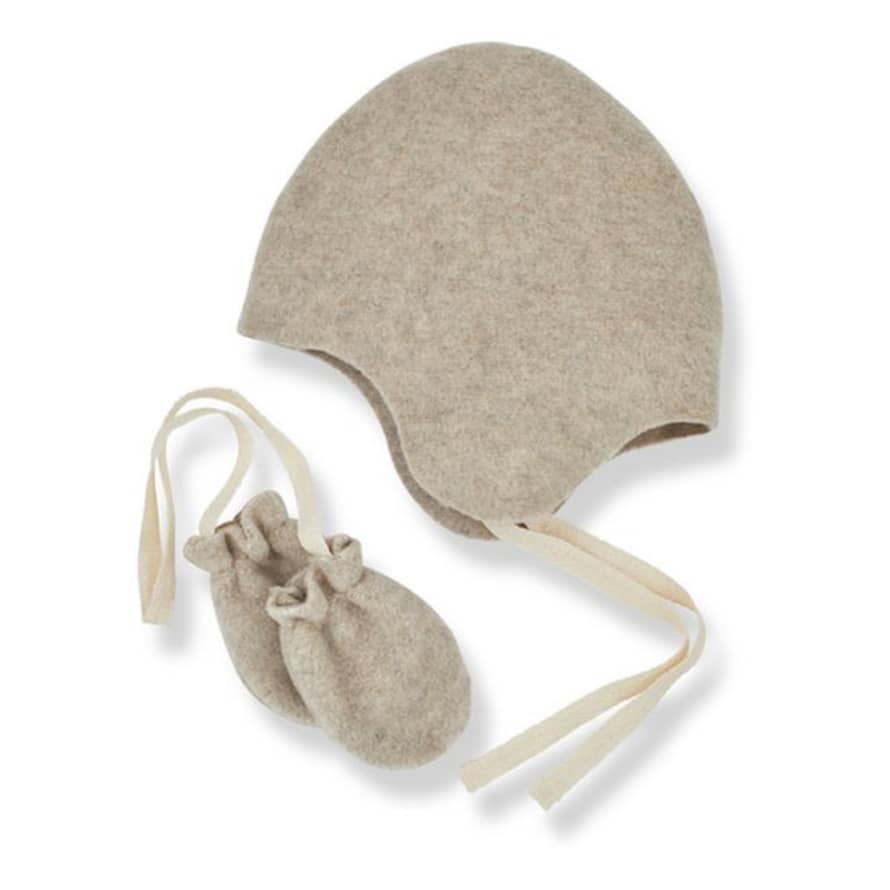 1+ In The Family Set Béguin + Mitaines Bambou Tanit | Beige