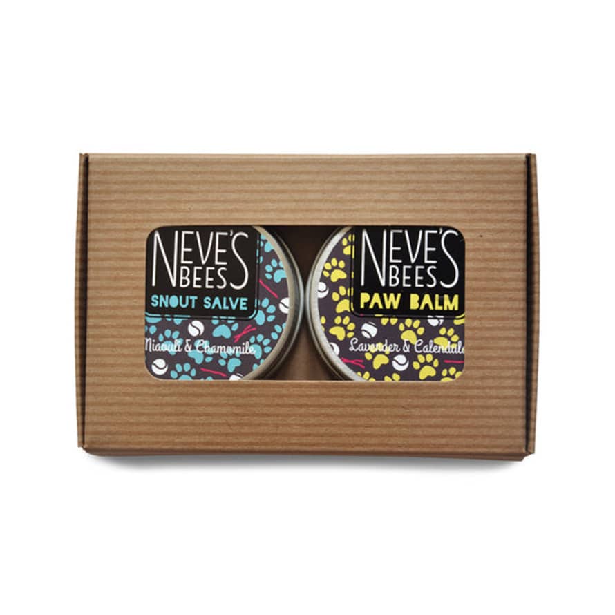 Neves Bees Dog Gift Box - Paw Balm and Snout Salve