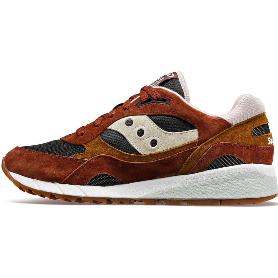 Saucony  Brown and Black Shadow 6000 Shoes 
