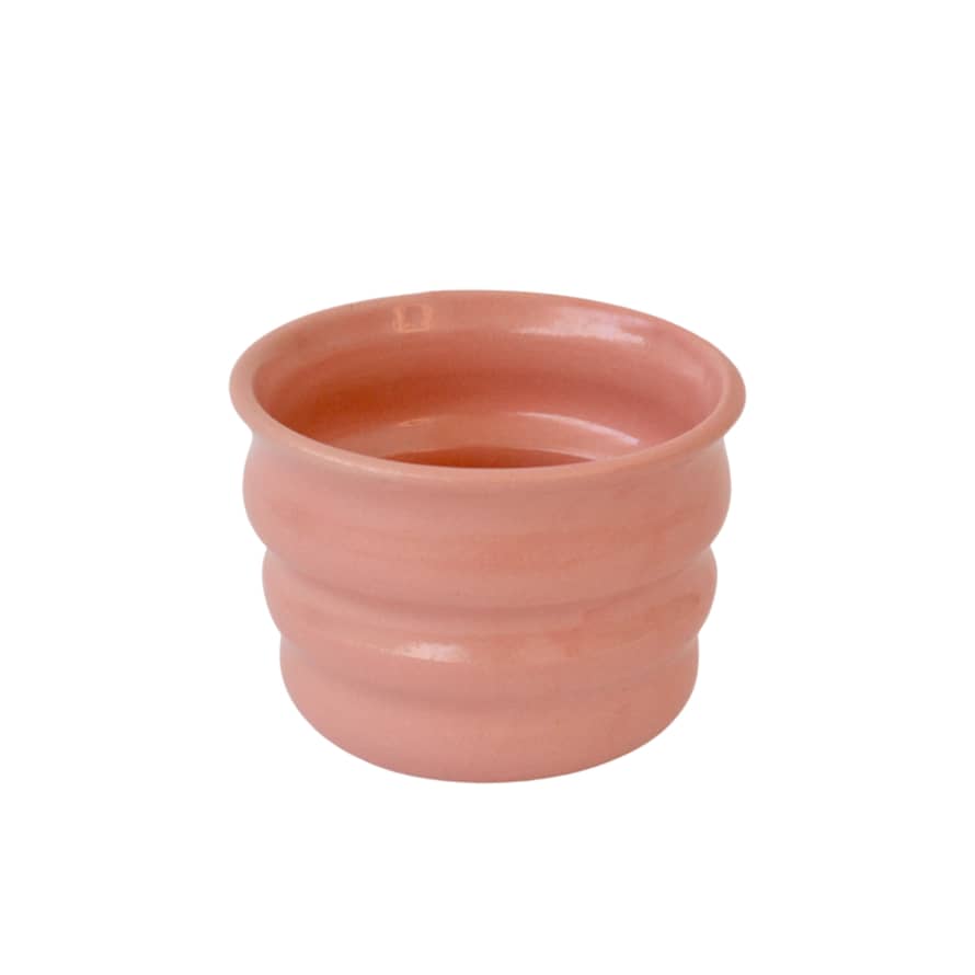 Florence Mytum Ceramics Pink Ripple Beaker