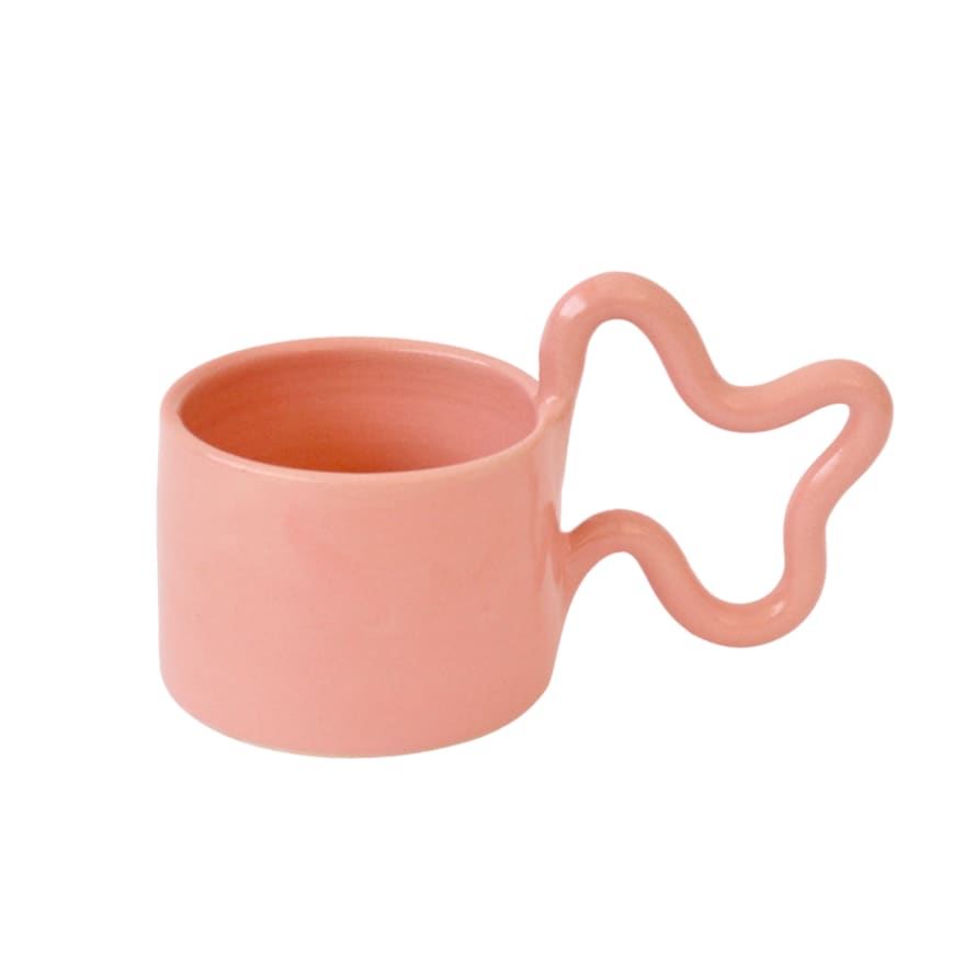 Florence Mytum Ceramics Pink Wiggle Mug