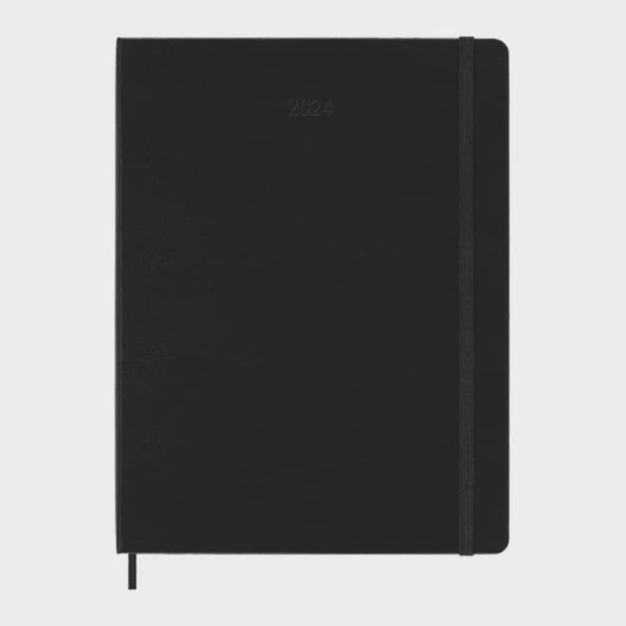 Moleskine  2024 Weekly Hard Cover Diary - Extra Large / Black