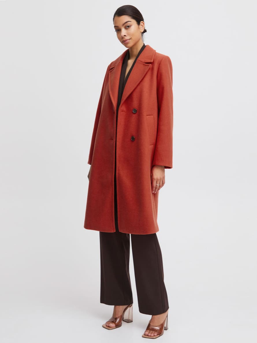b.young Bycilia Coat Red