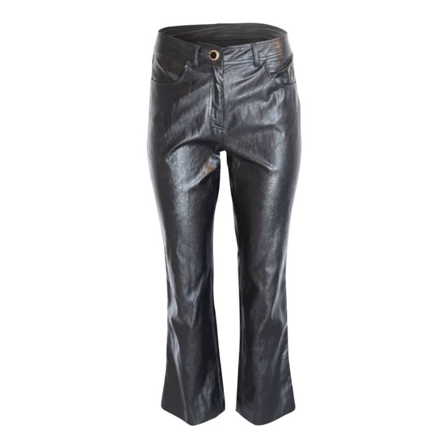 Marella Faux Leather Trousers