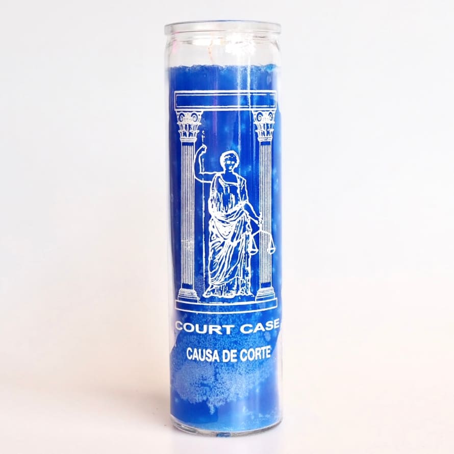 Santa sabina Blue Court Case Ritual Prayer Candle