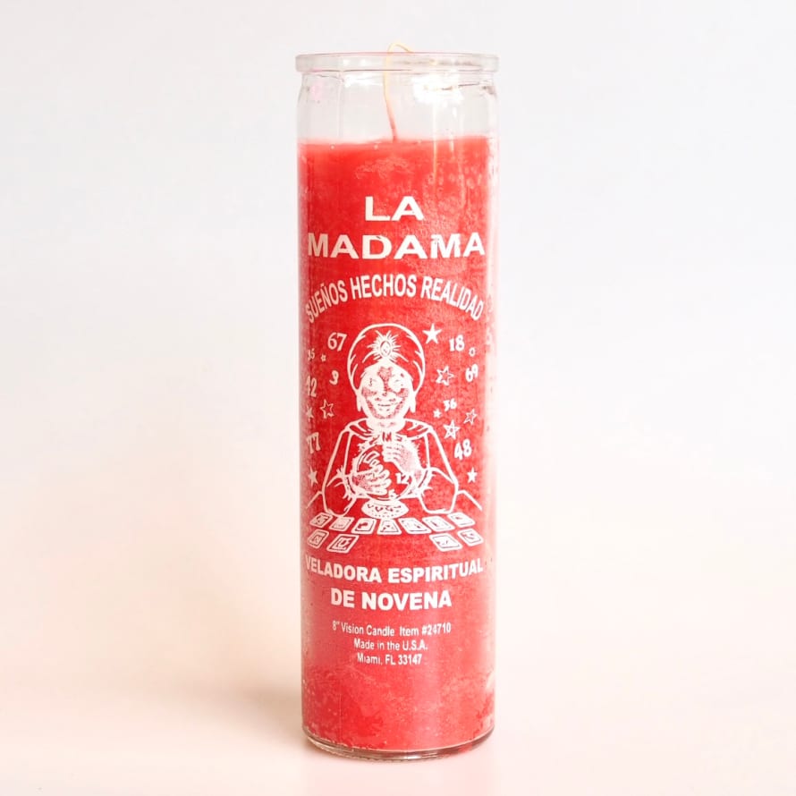 Santa sabina Red Fortune Teller Ritual Prayer Candle