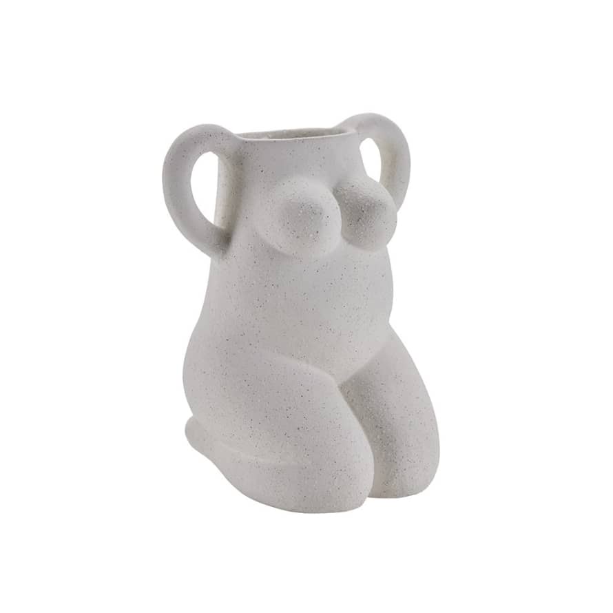 Cozy Living Body Shape Vase with Handles