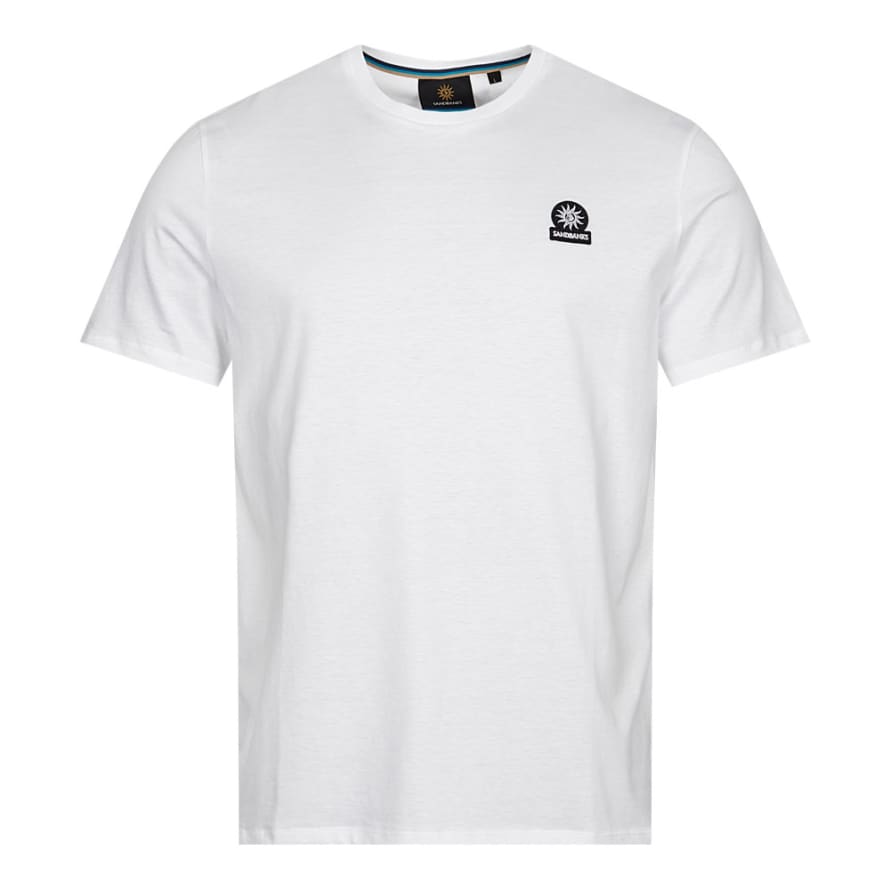 Sandbanks Logo T-shirt - White