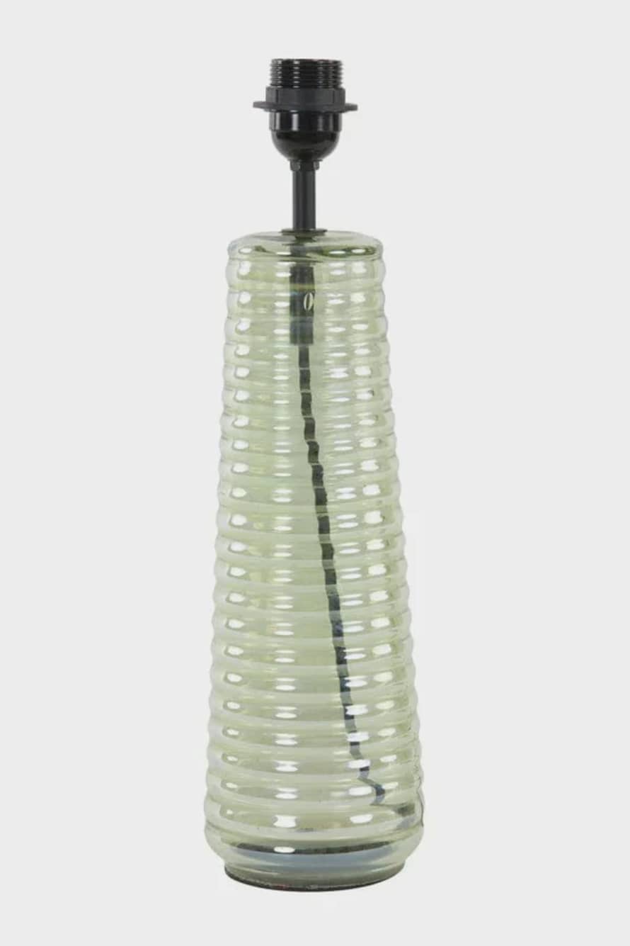 Light & Living Semmy Green Glass Lamp Base