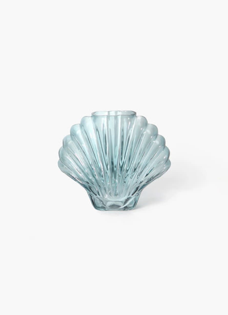 DOIY Design Seashell Vase Blue