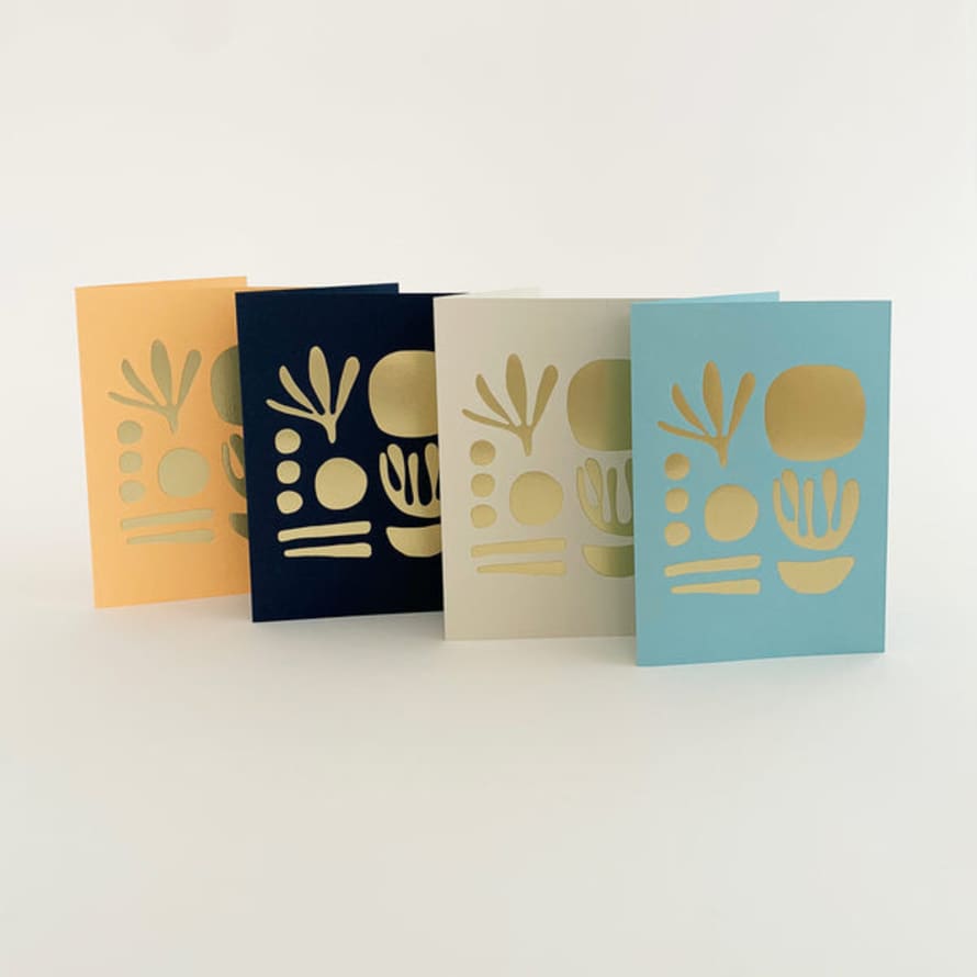 Tom Pigeon  Set of 4 Seaweed Cards 