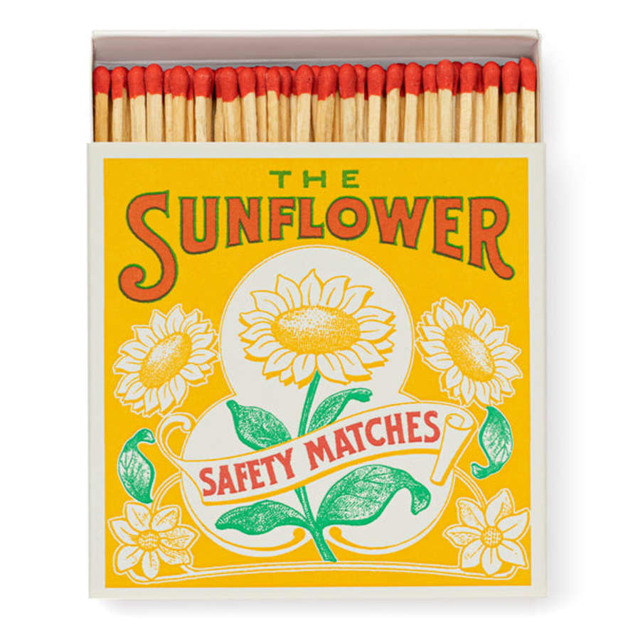 Archivist Sunflower Square Match Box
