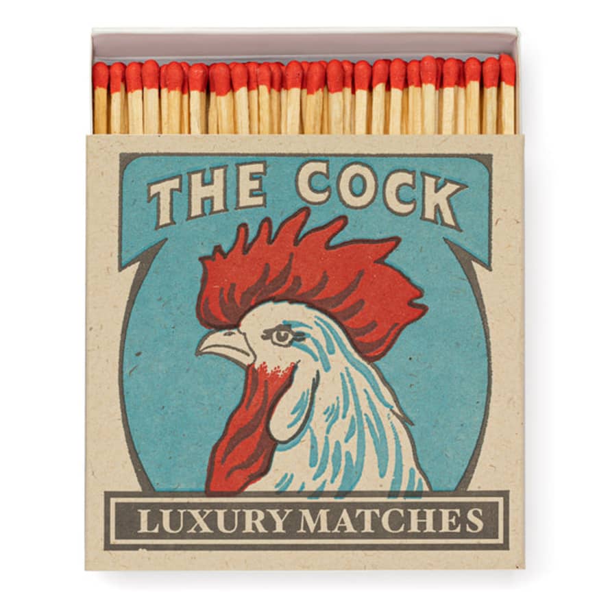 Archivist The Cock Square Match Box