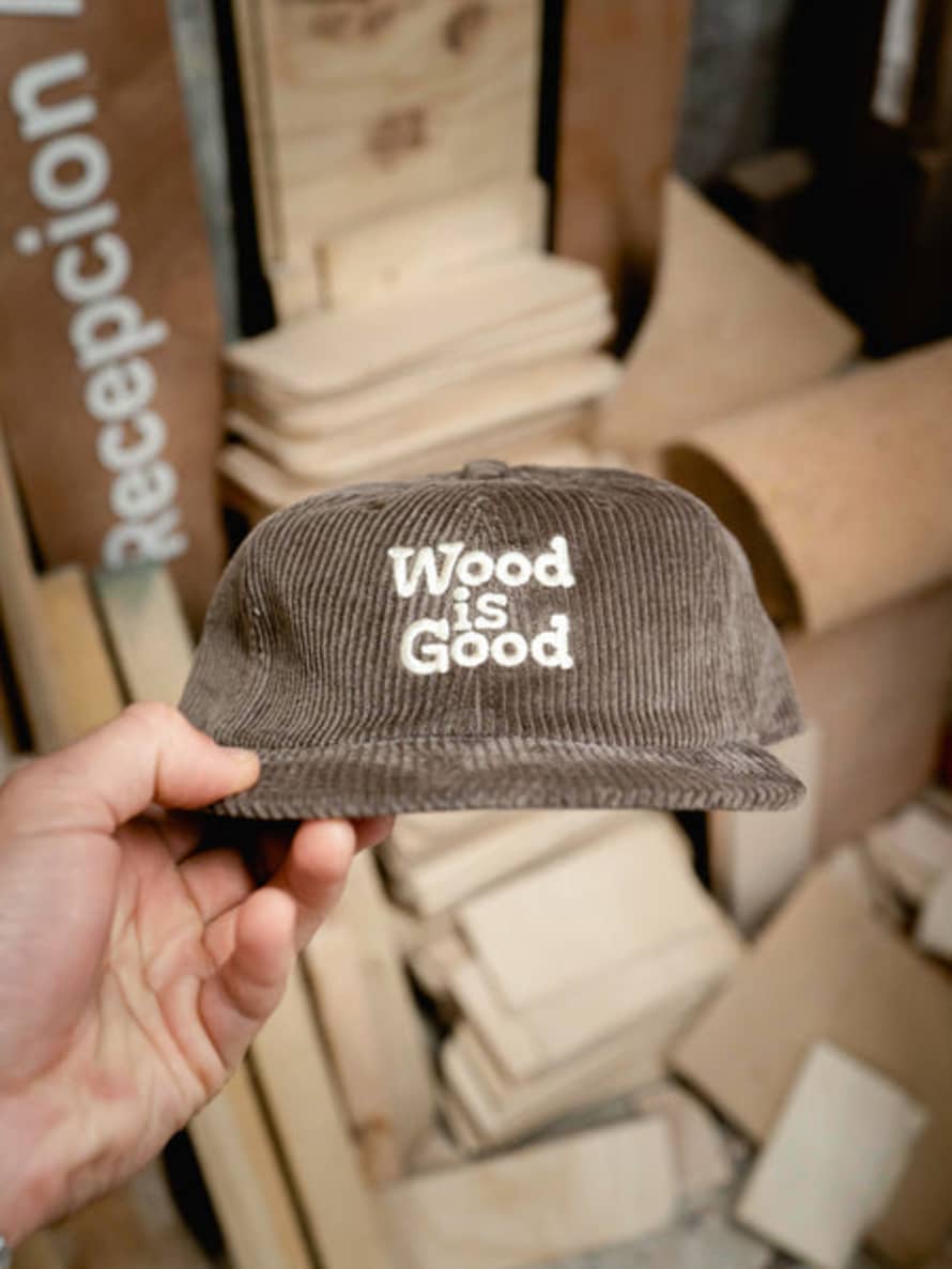 dickpearce.com Wood Is Good Cord Cap - Brown