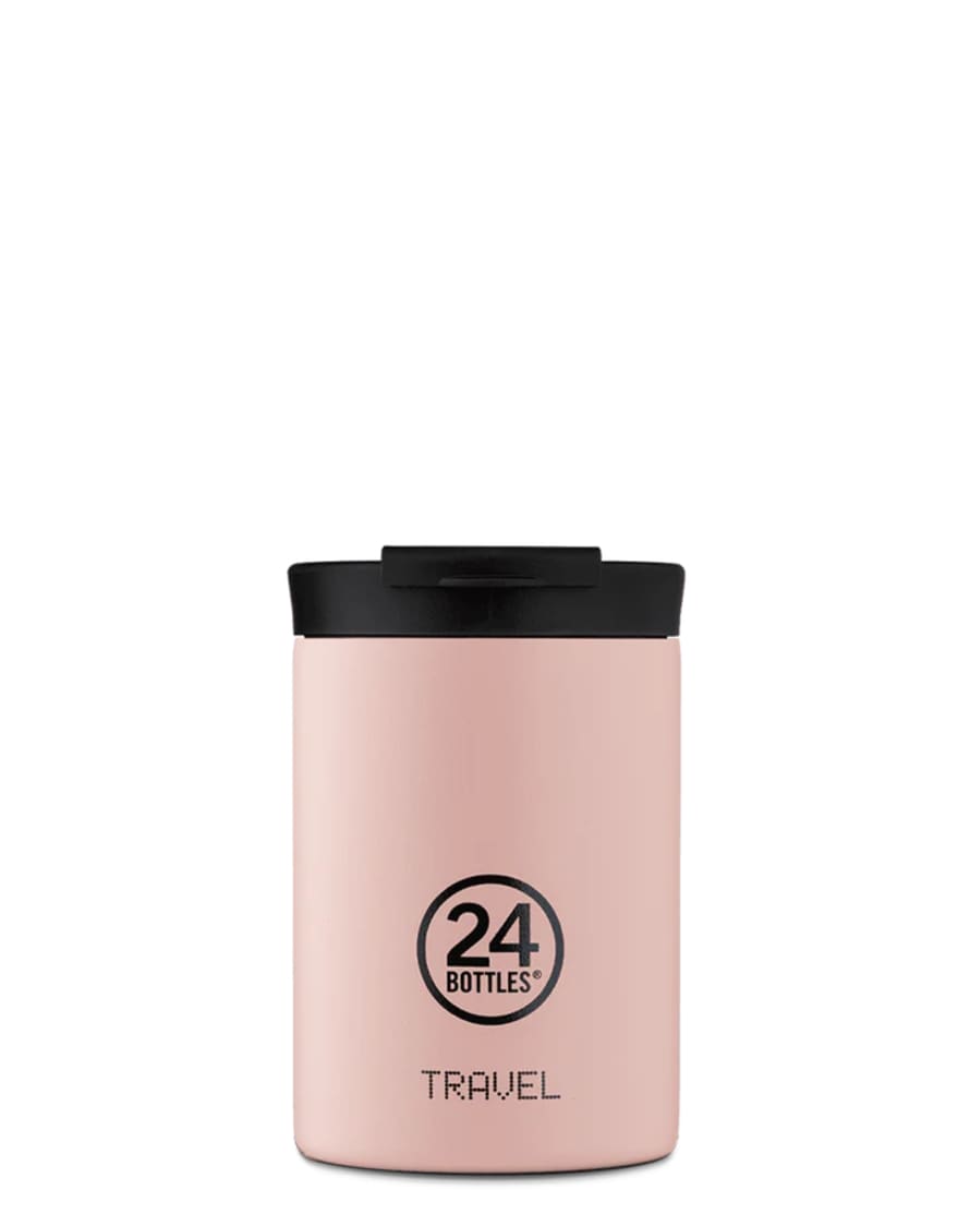 24 BOTTLES Travel Tumbler 350ml - Dusty Pink 