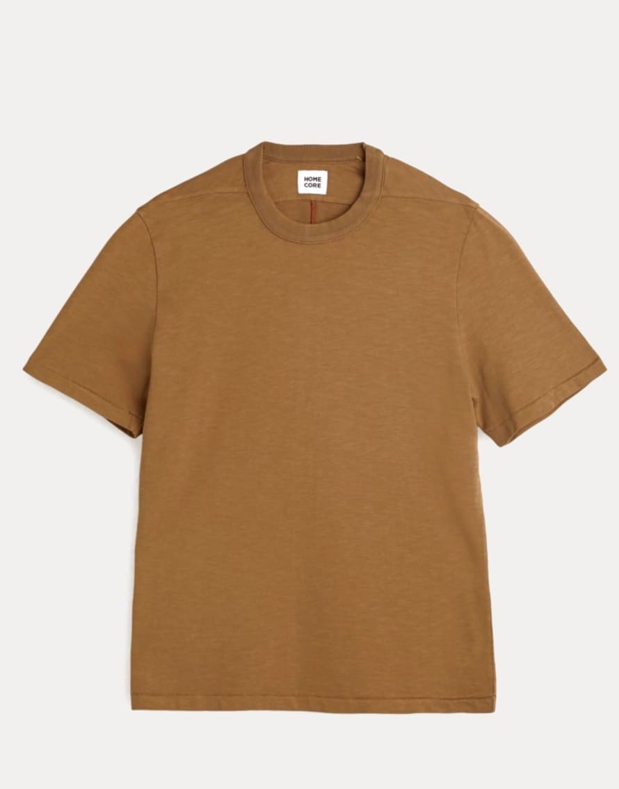 Homecore T-shirt Rodger H - Coton Bio - Rustic Oak