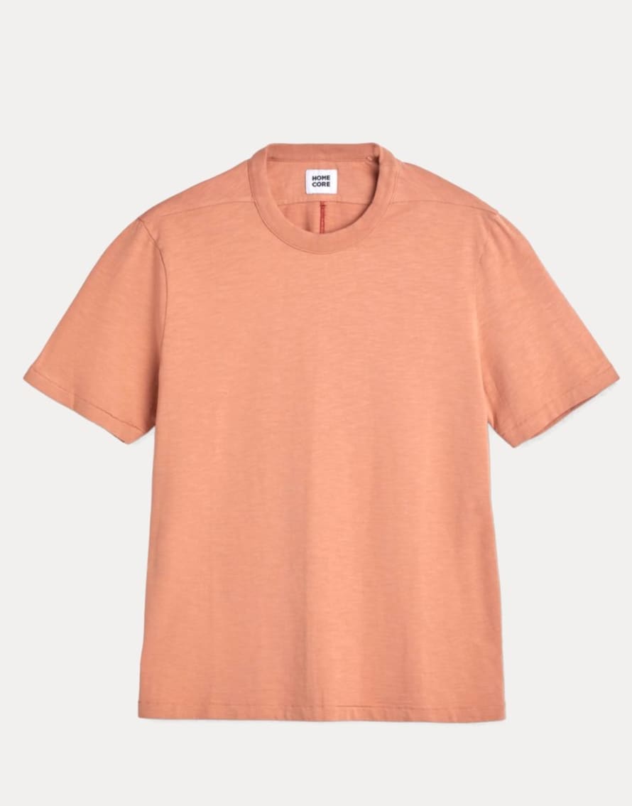 Homecore T-shirt Rodger H - Coton Bio - Peach