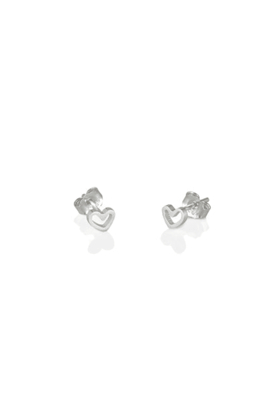 One & Eight 2410 Silver Cupid Studs