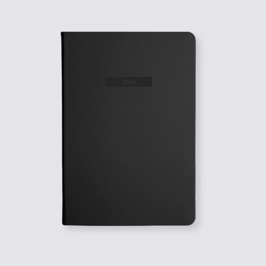 MiGoals 2024 A5 Weekly Notes Diary - Black
