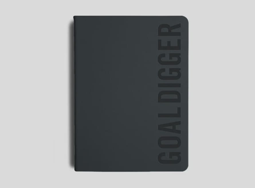 MiGoals 2024 Goal Digger Diary - Bold / Black