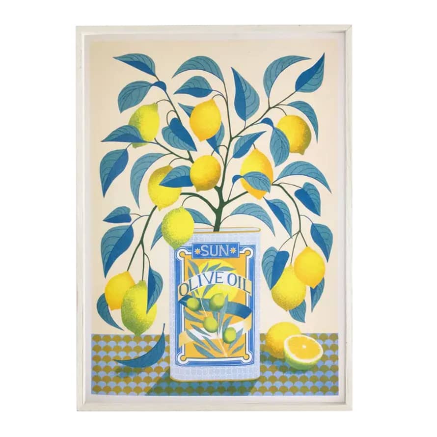 Printer Johnson Lemon Tree A3 Risograph Print