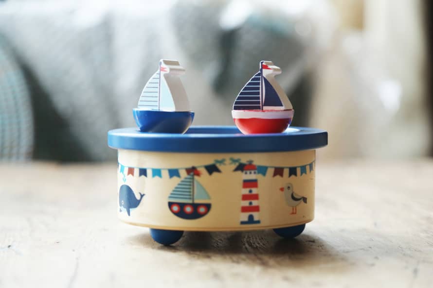 Loula and Deer Row Your Boats Music Box