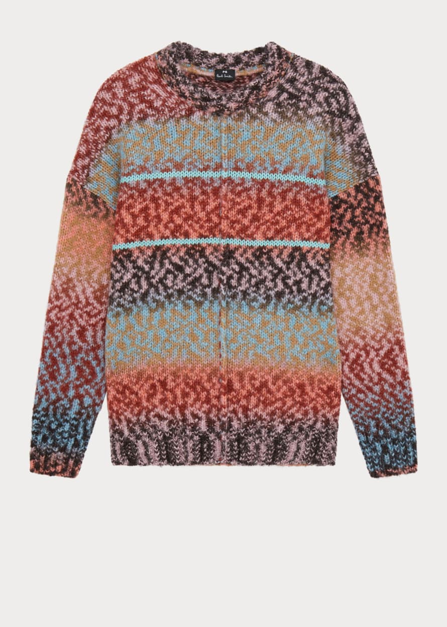 Paul Smith Alpaca Mix Crew Neck Knitted Sweater