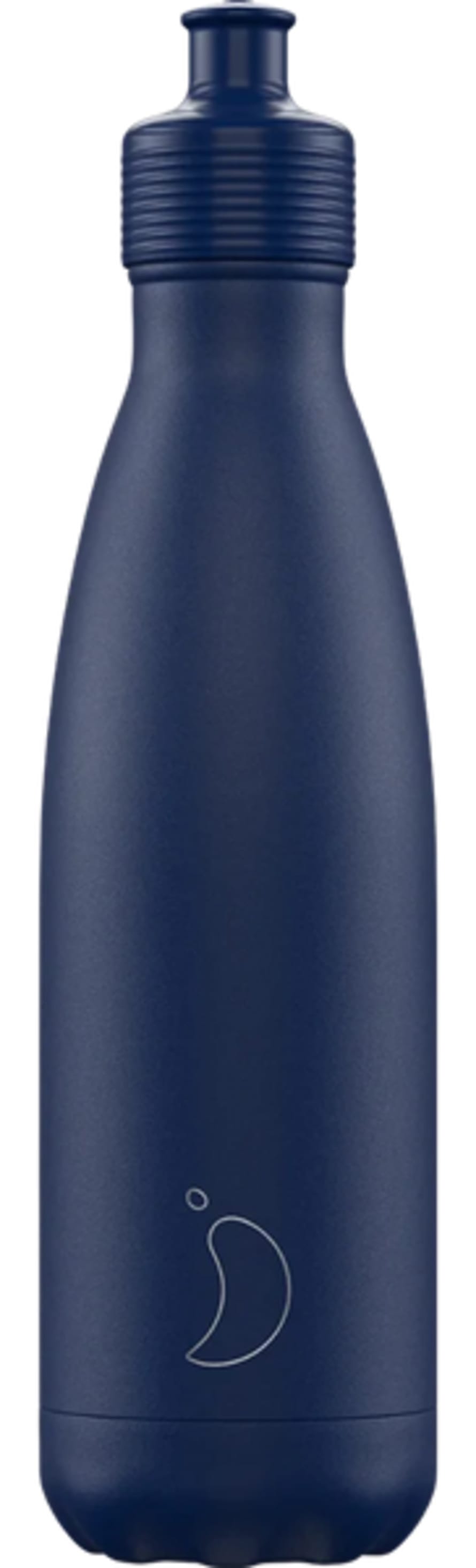 Chilly's Bottle 500ml Sports Bottle Matte Blue