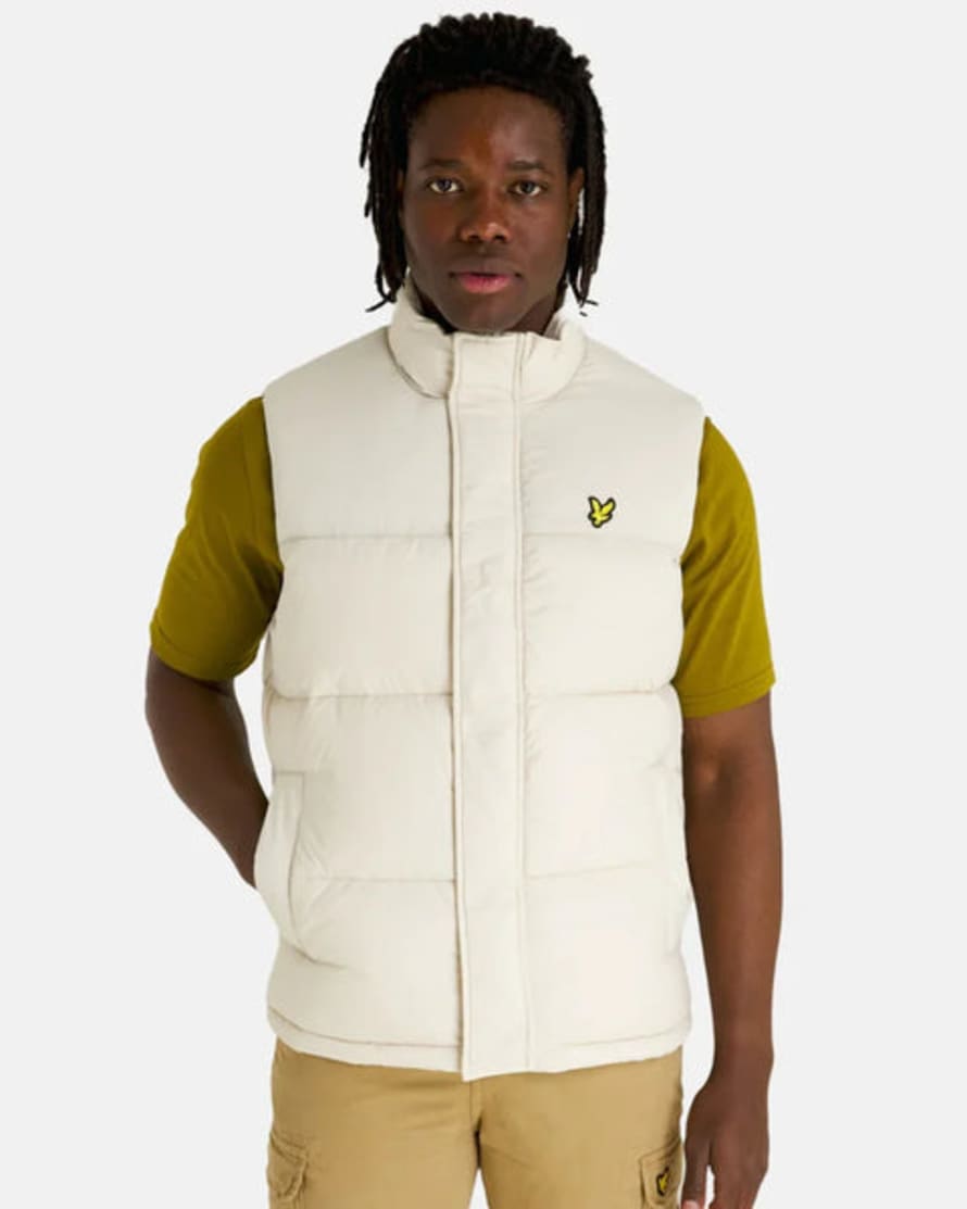 Lyle and Scott JK1349V Wadded Gilet In Cove