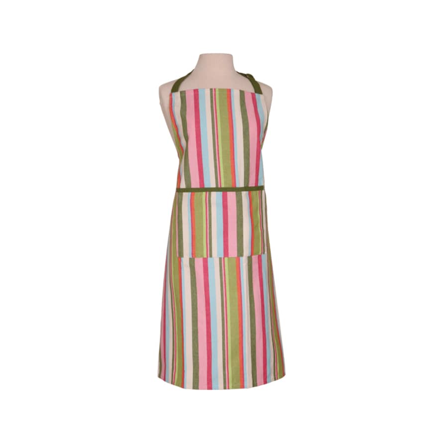 Dexam Recycled Cotton Striped Adult Apron