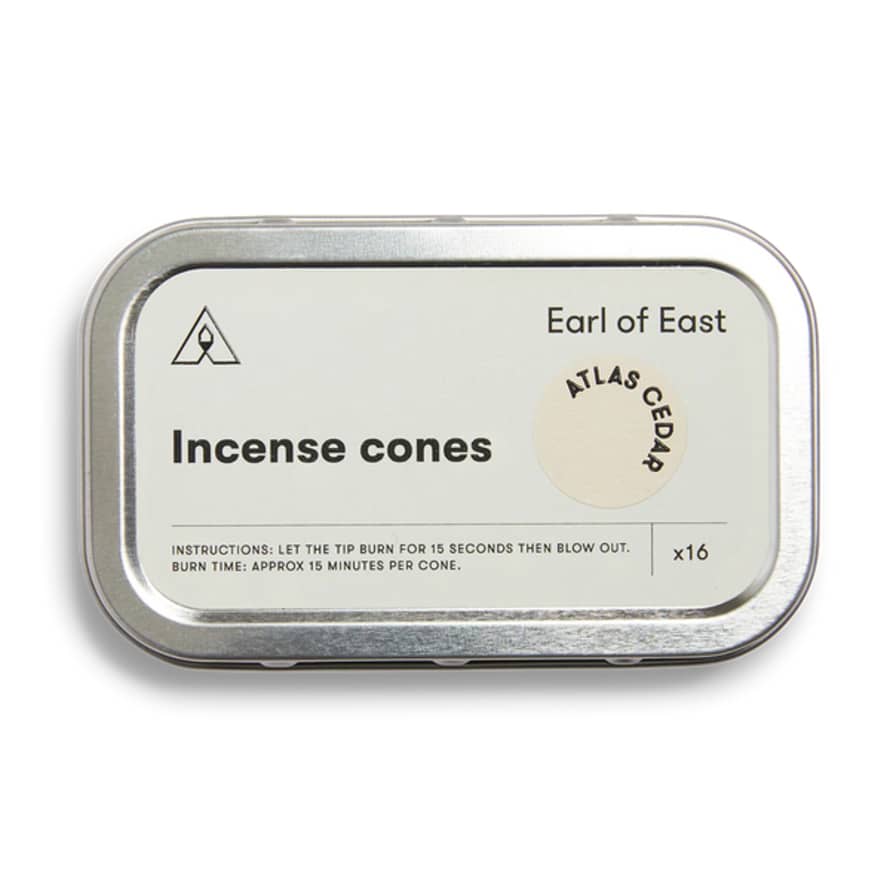Earl of East London Earl Of East - Incense Cones - Atlas Cedar