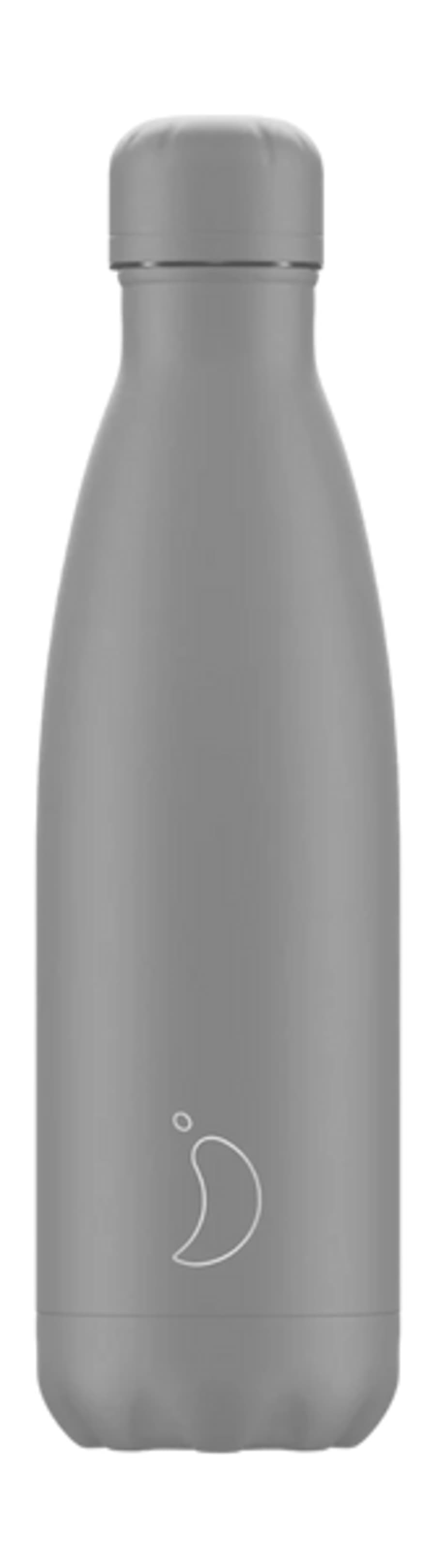 Chilly's Bottle 500ml Monochrome All Grey