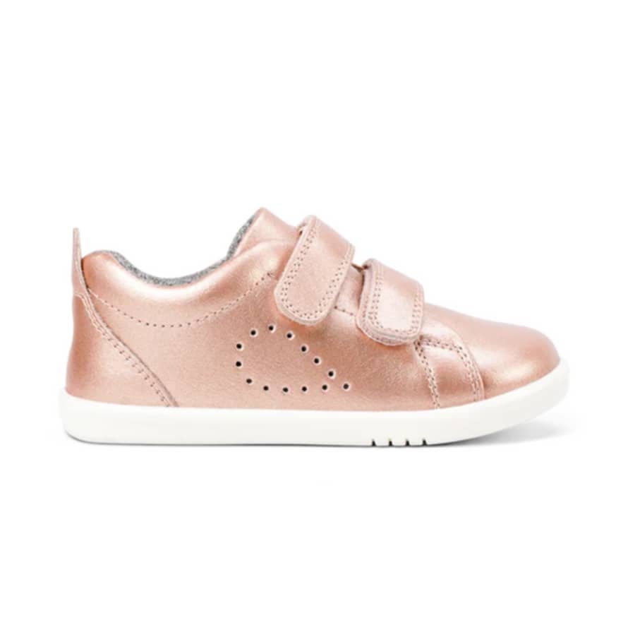 Bobux Iw Grass Court Rose Gold Trainers