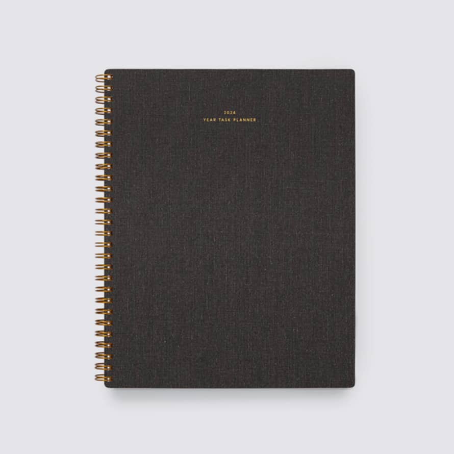Appointed 2024 Year Task Planner - Charcoal Grey