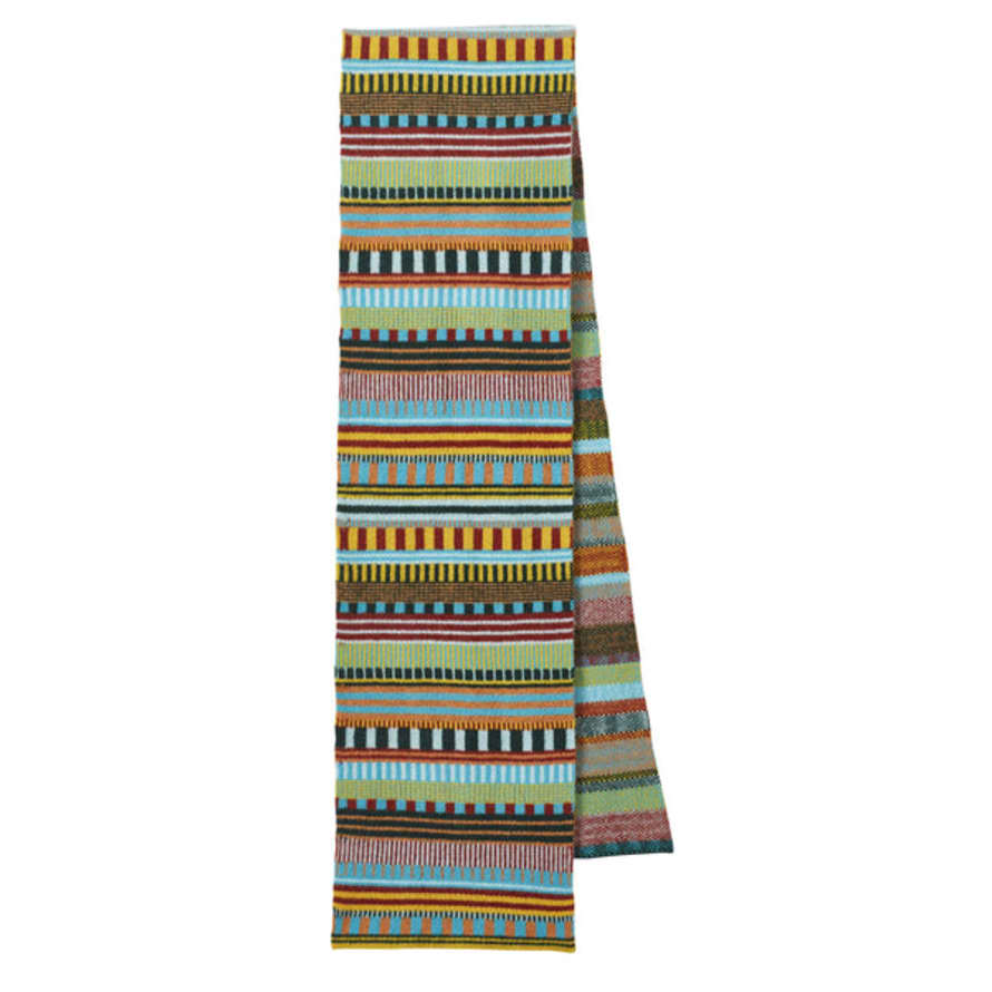 Donna Wilson Static Stripe Scarf - Turquoise