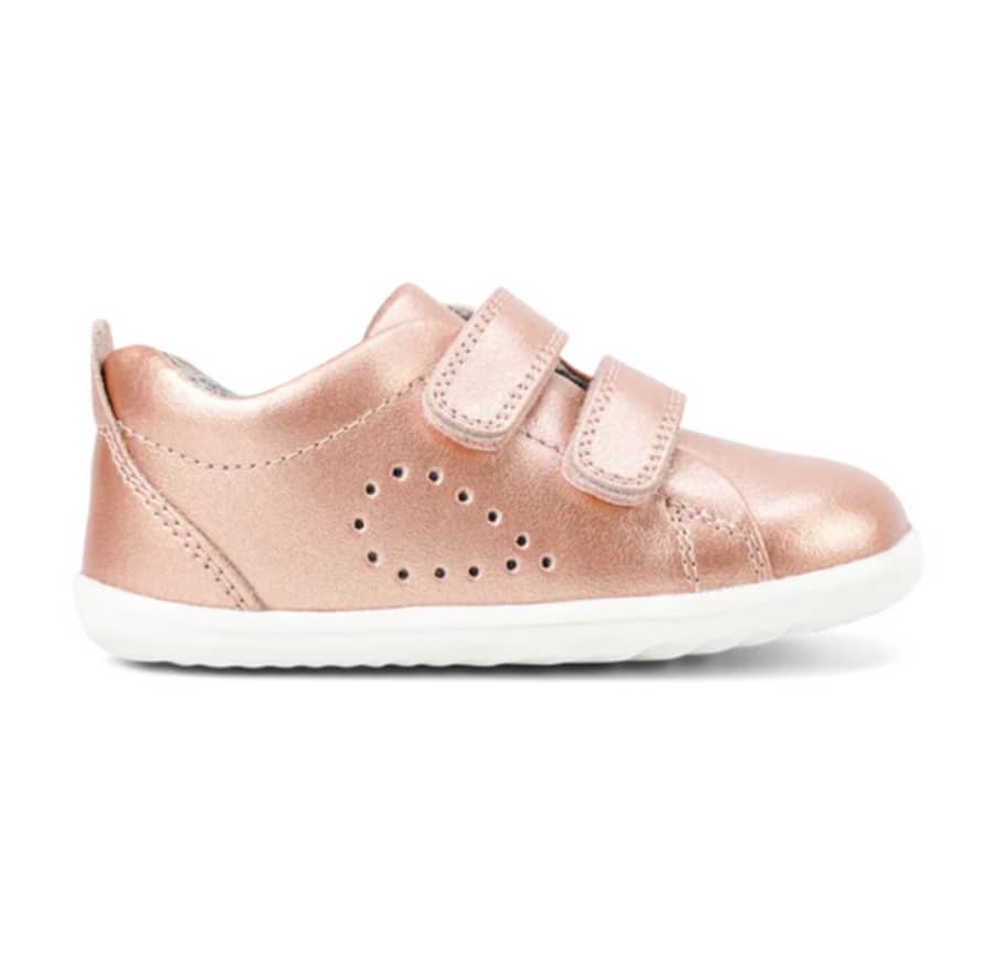 Bobux Su Grass Court Rose Gold Trainers