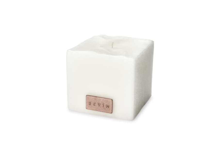 Sevin Candle Small - Porcelain White