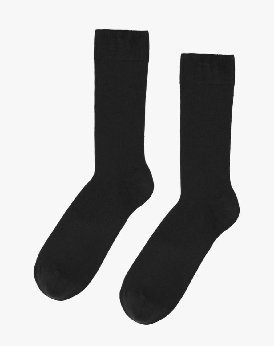 Colorful Standard CS6001-6002 Classic Organic Sock Deep Black