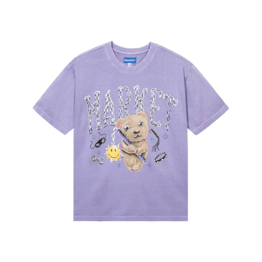 Market Soft Core Bear T-Shirt - Orchid