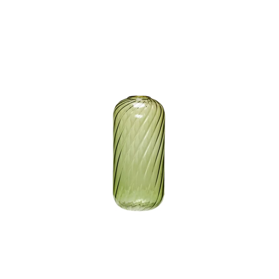 Hubsch Medium Green Fleur Vase
