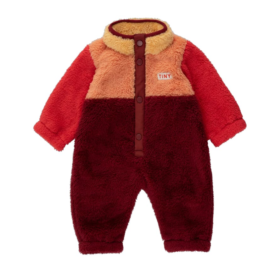 Tinycottons Tiny Cottons Colour Block Polar Sherpa Onepiece